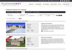 Platinum Key Virtual Tour Listing