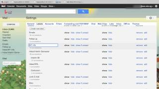 Gmail: Managing labels